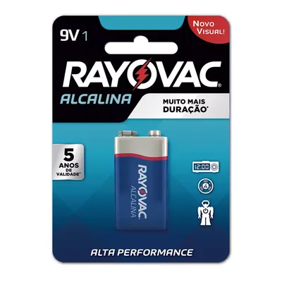 BATERIA RAYOVAC ALCALINA 9 V