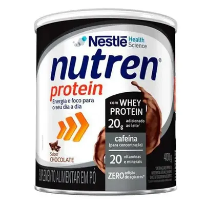 Suplemento Proteico Pó Chocolate Nutren Lata 400g