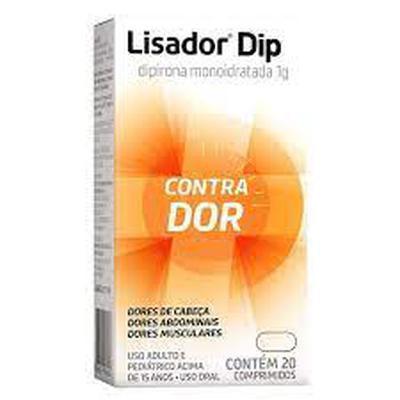 Lisador Dip 1G Cosmed Caixa Com 20 Comprimidos
