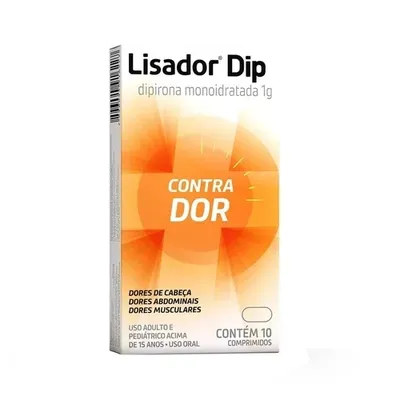 Lisador Dip 1G Caixa Com 10 Comprimidos