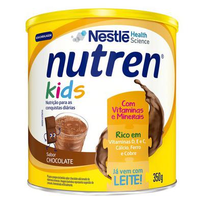 Pó p/ Preparo de Bebida Chocolate Nutren Kids Lata 350g