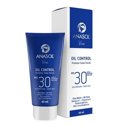 Protetor Solar Facial Anasol Oil Control Fps30 60Ml